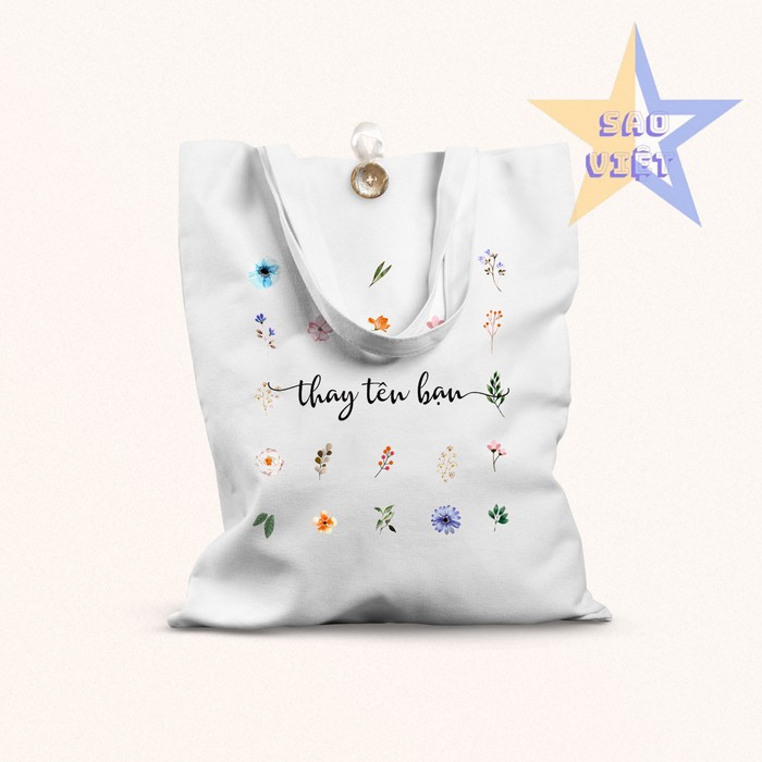 Túi Tote Canvas được xem là loại túi phổ biến nhất và cực kỳ phù hợp để in ấn.