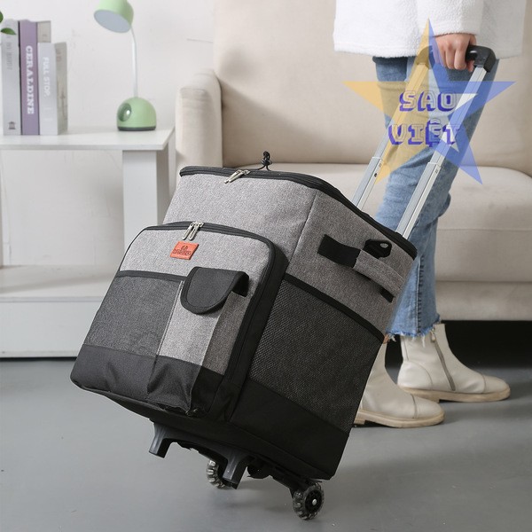 Túi giữ nhiệt size lớn có thiết kế kéo
