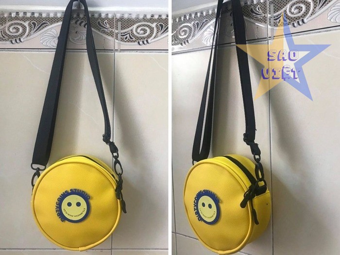 Túi đeo chéo tròn in hình ngộ nghĩnh