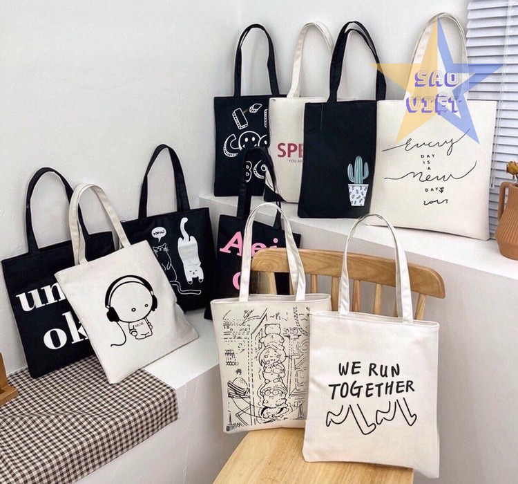 Túi tote vải canvas