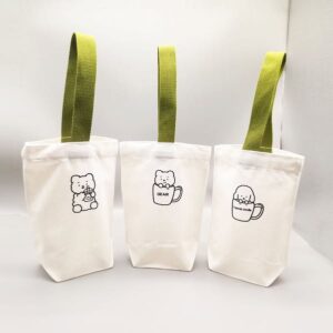 Túi vải canvas đựng bình nước cầm tay