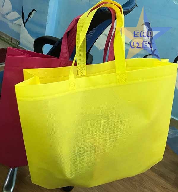 Túi vải không dệt chặt đáy gấp hông