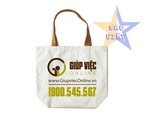 Túi không dệt chặt đáy in logo quảng bá thương hiệu