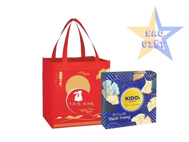 Túi vải không dệt đựng vừa 1 hộp bánh trung thu, tuỳ theo kích cỡ yêu cầu