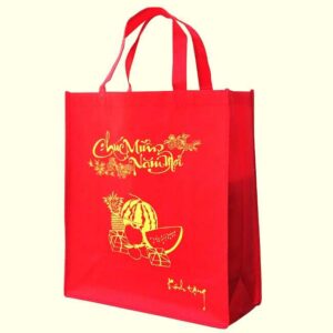 Túi vải đựng lịch tết