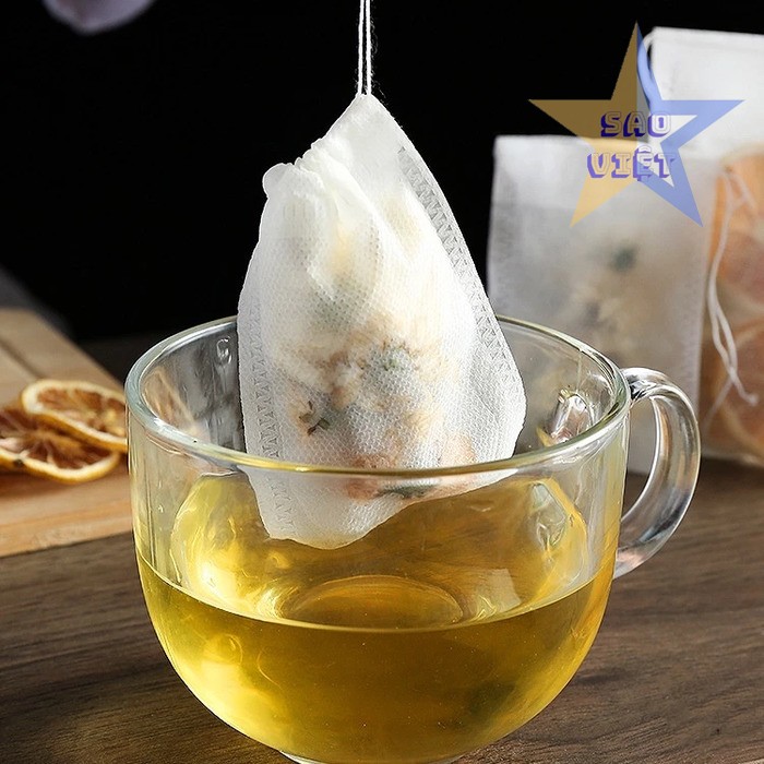 Túi vải lọc trà không chỉ ứng dụng trong trà đào mà còn trong nấu ăn